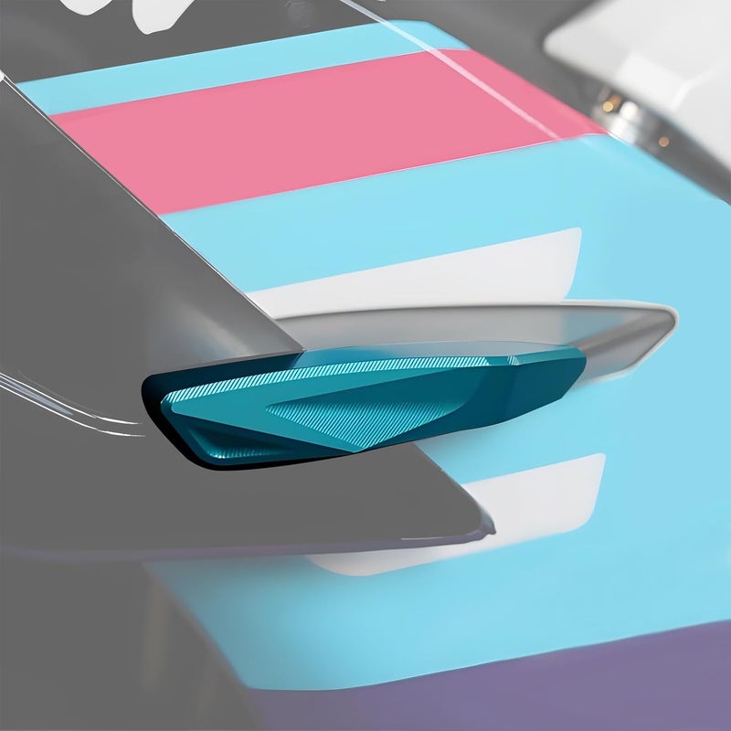 XIDAODIT For CFMOTO 675SS 675SR 675SR-R 675 SR Motorcycle Aerodynamic Spoiler Left and Right Slider Anti-Fall Decorative Cover(Blue) - Image 2